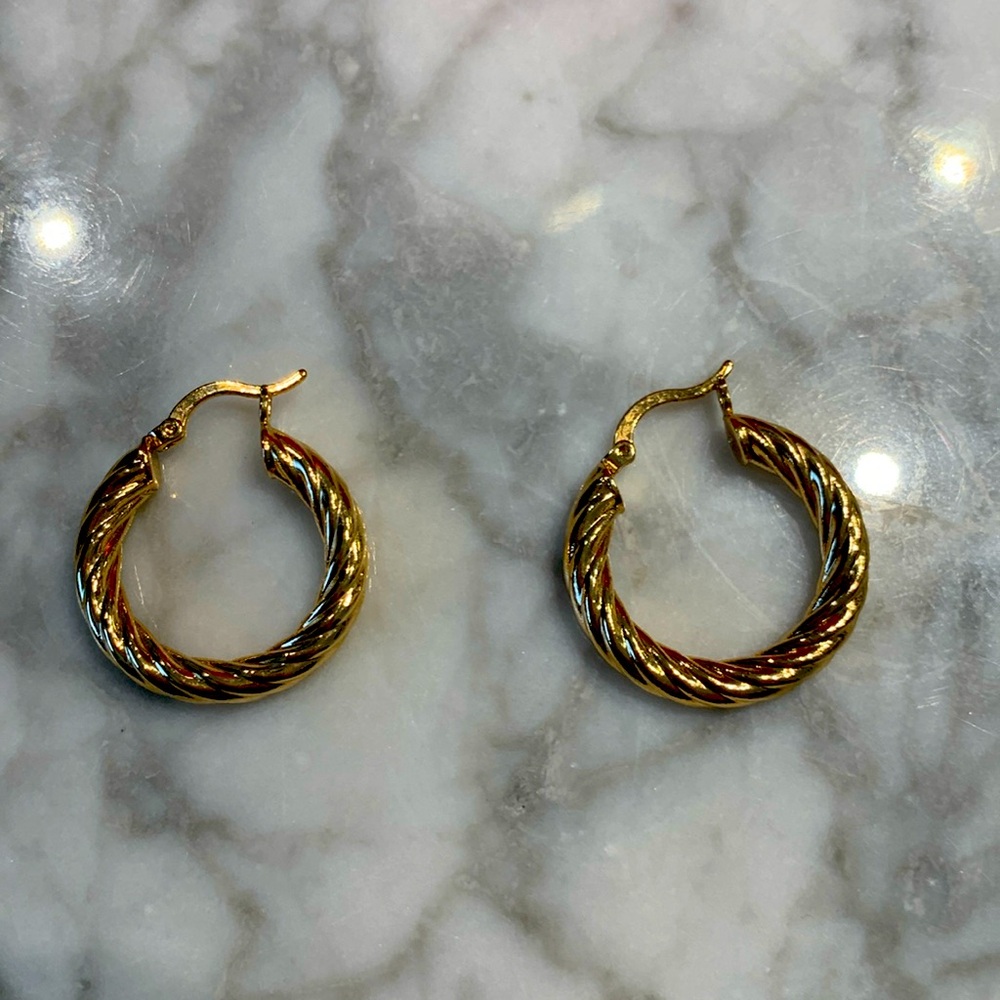 Hoop earrings